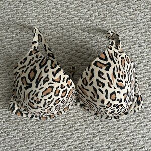 Shade & Shore Leopard Print Bikini Top